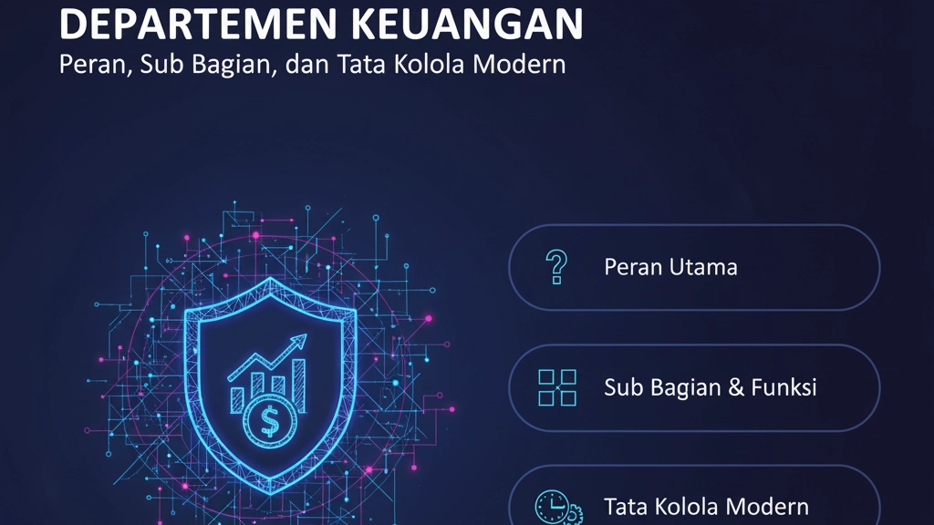 Departemen Keuangan Peran Sub Bagian dan Tata Kelola Modern